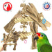 1557 Duo Natural Helix Parrot Toy - Quill & Roost