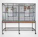 A & E Cage Co - Double Flight Bird Cage with Divider, 64"x21"x65" - Quill & Roost