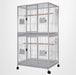 A & E Cage Co - Double Stack Breeder Bird Cage, 40"x30"x73" - Quill & Roost