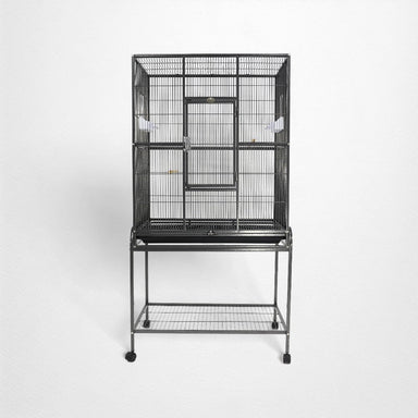 A & E Cage Co - Flight Bird Cage with Stand, 31"x20"x62" - Quill & Roost