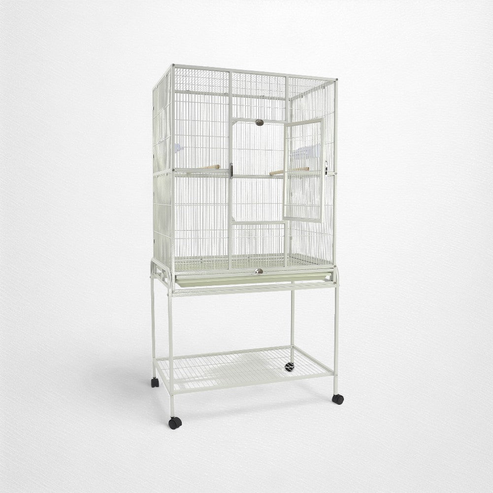 A & E Cage Co - Flight Bird Cage with Stand, 31"x20"x62" - Quill & Roost