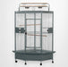 A & E Cage Co - Large Corner Bird Cage with Play Top, 33''x33''x72'' - Quill & Roost