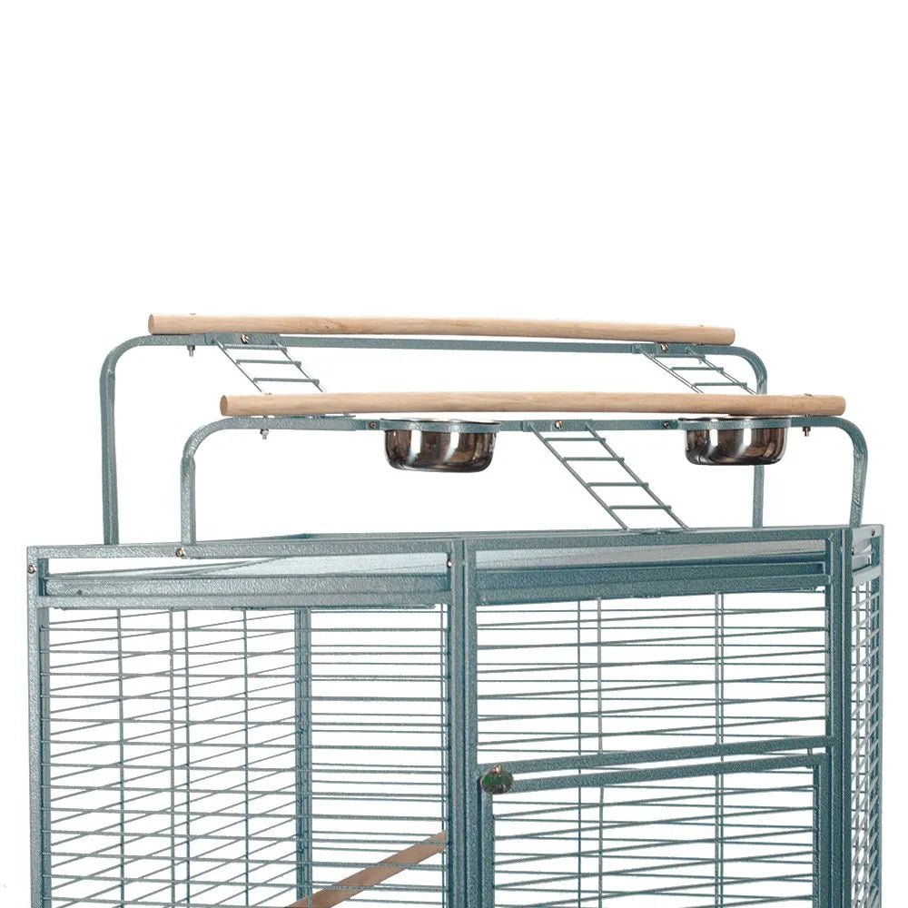 A & E Cage Co - Large Corner Bird Cage with Play Top, 33''x33''x72'' - Quill & Roost