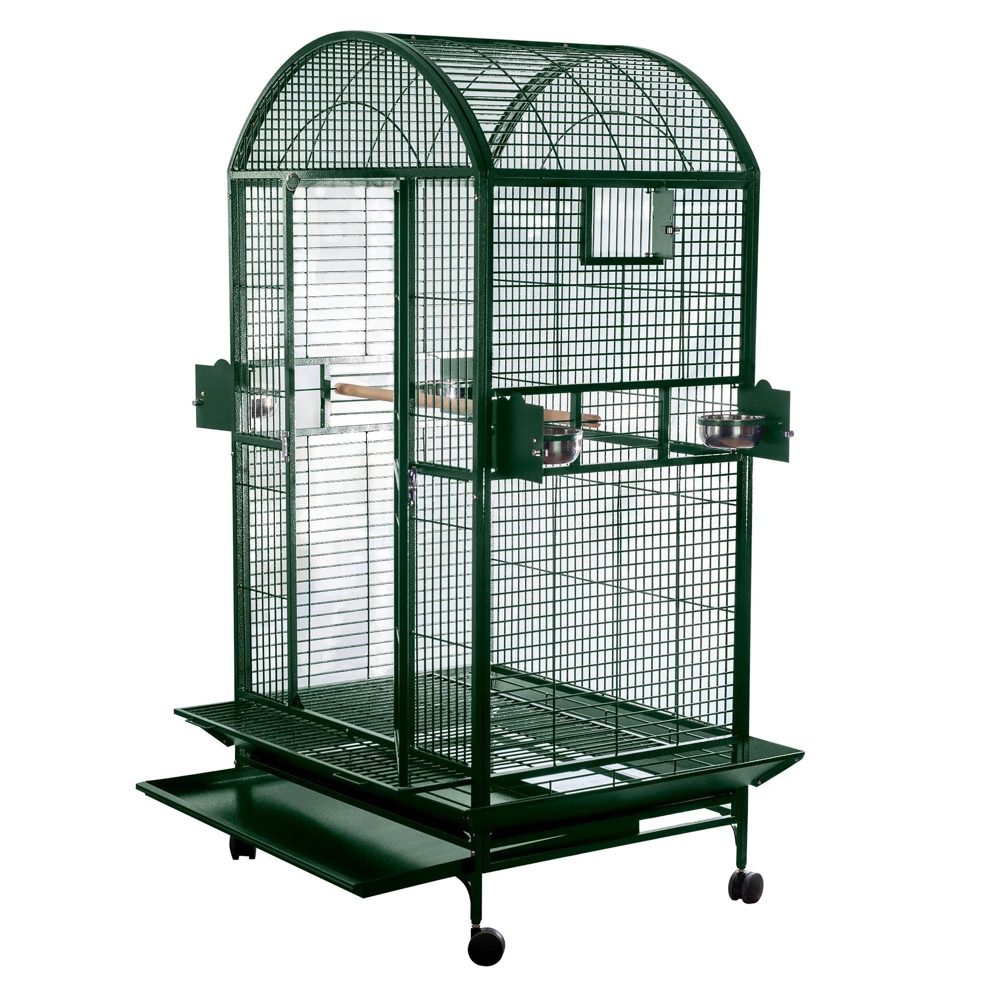 A & E Cage Co - Large Dome Top Bird Cage, 40"x30"x75" - Quill & Roost