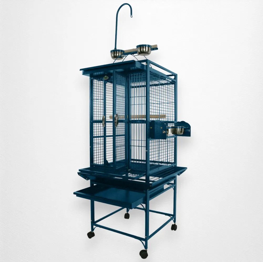 A & E Cage Co - Play Top Bird Cage, 18"x18"x54" - Quill & Roost