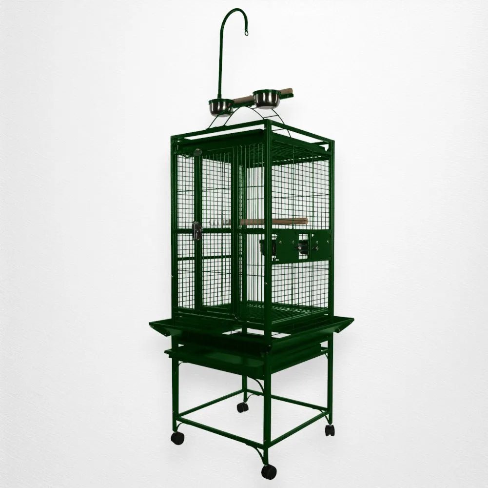 A & E Cage Co - Play Top Bird Cage, 18"x18"x54" - Quill & Roost