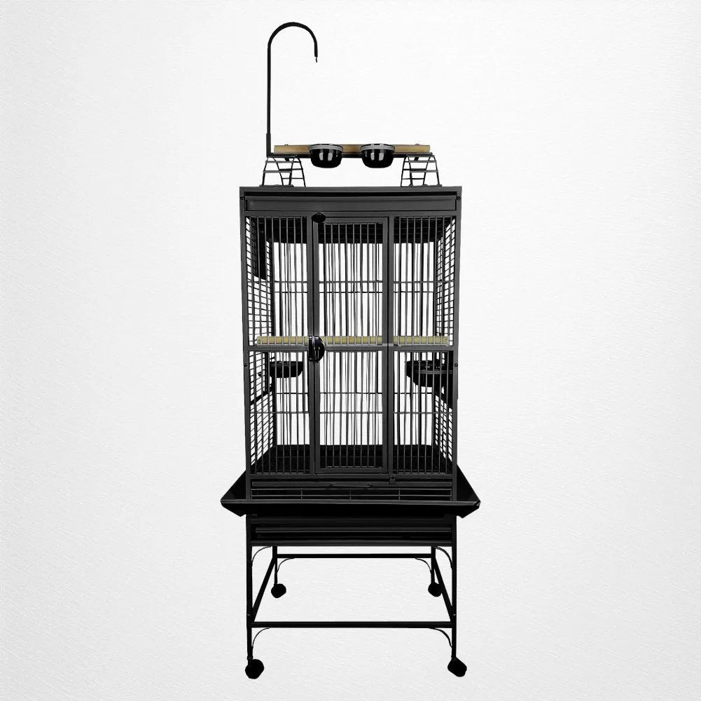 A & E Cage Co - Play Top Bird Cage, 24"x22"x62" - Quill & Roost