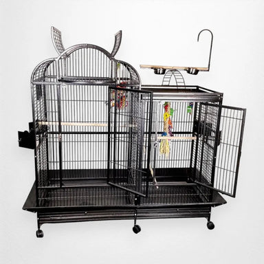 A & E Cage Co - Split Level House Bird Cage with Divider - Quill & Roost