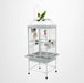 A & E Cage Co - Stainless Steel Play Top Bird Cage, 24"x22"x62" - Quill & Roost