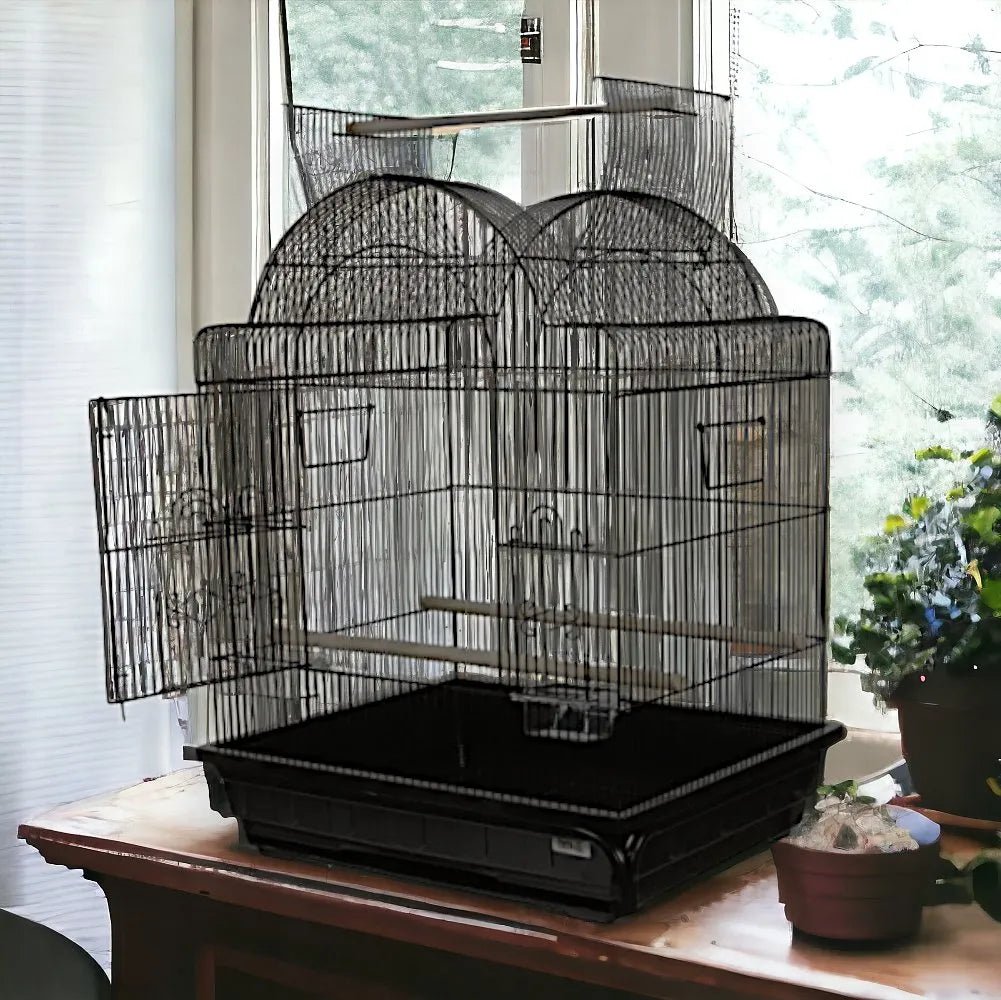 A & E Cage Co - Victorian Open Top Bird Cage, 25"x21" - Quill & Roost