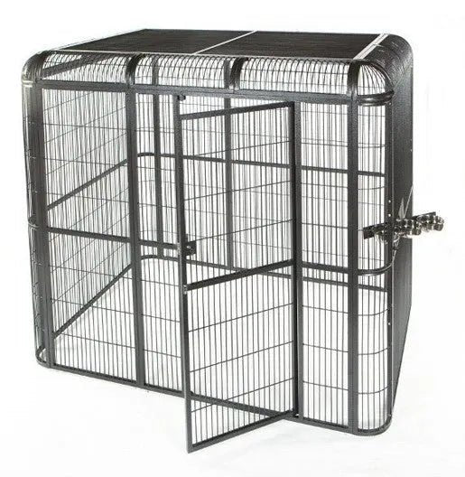 A & E Cage Co - Walk - in Indoor Parrot Aviary, 62'' x 62'' - Quill & Roost