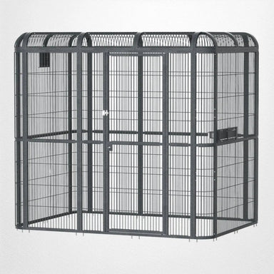 A & E Cage Co - Walk - in Indoor Parrot Aviary, 62'' x 62'' - Quill & Roost