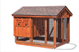 A - Frame Combination Chicken Coop w/ Attached Run - 5'x7' - Quill & Roost