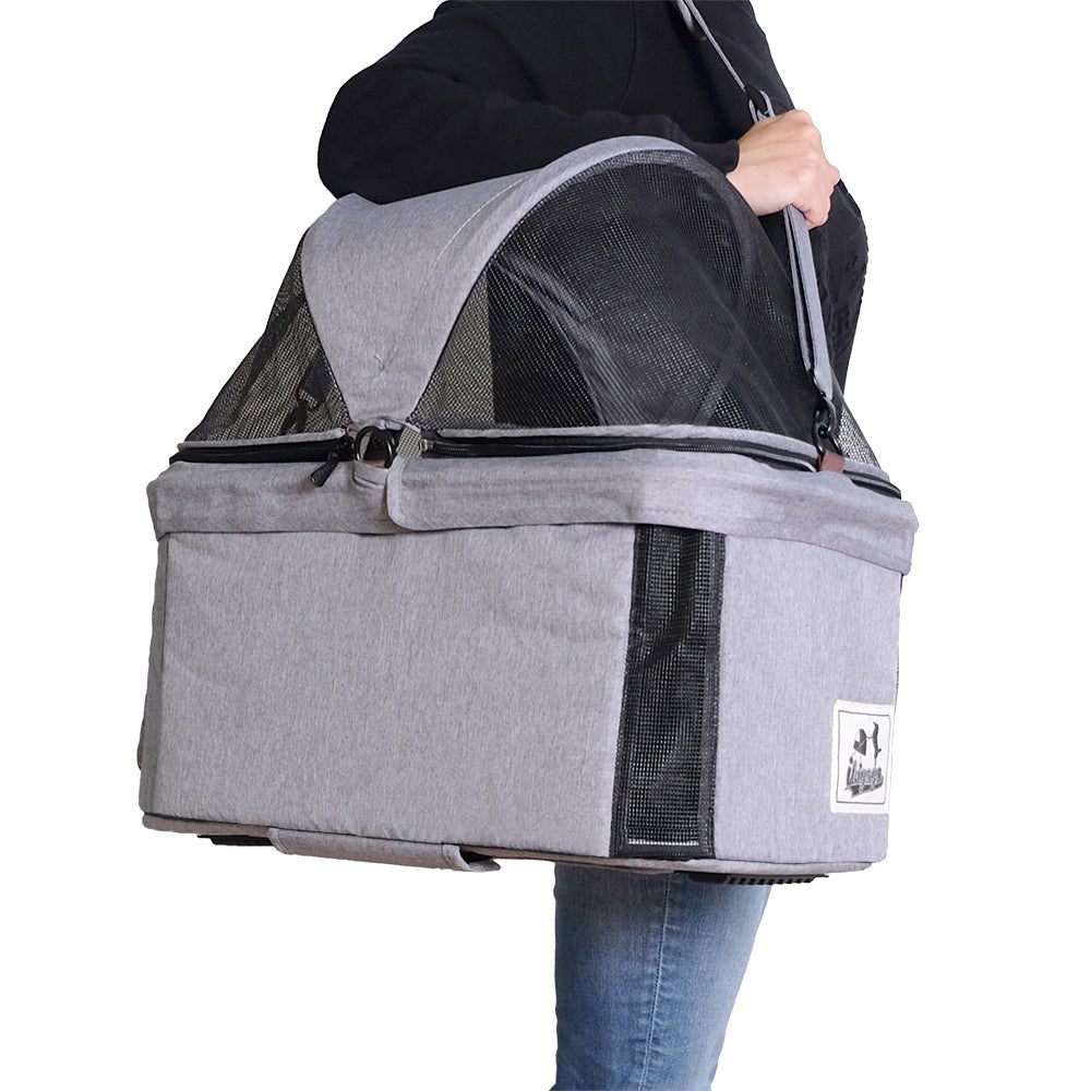 Ibiyaya Travois Tri - fold Pet Travel System, Bird Stoller and Carrier - Quill & Roost