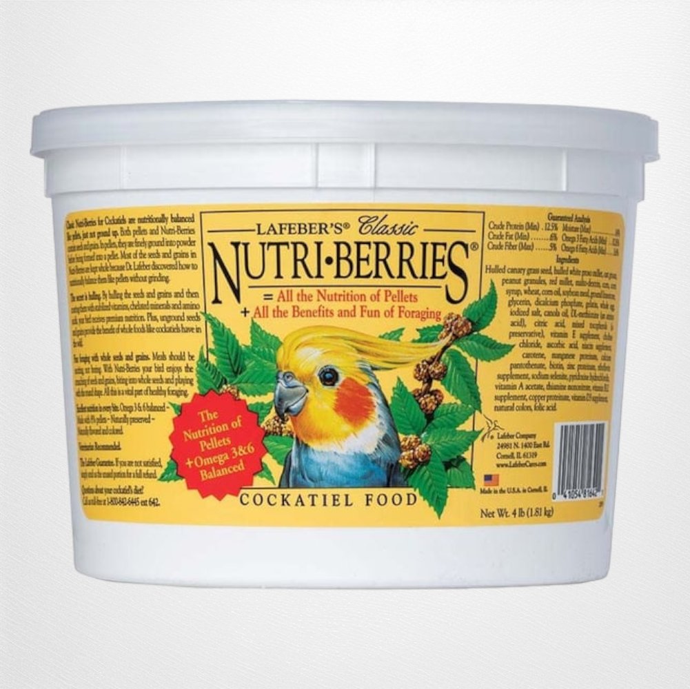 Lafeber Classic Nutri-Berries Cockatiel Food - 4 lbs – Quill & Roost