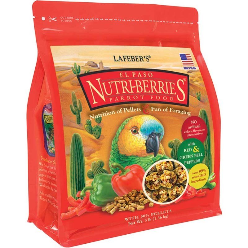 Lafeber El Paso Nutri-Berries Parrot Food - 3 lbs - Quill & Roost