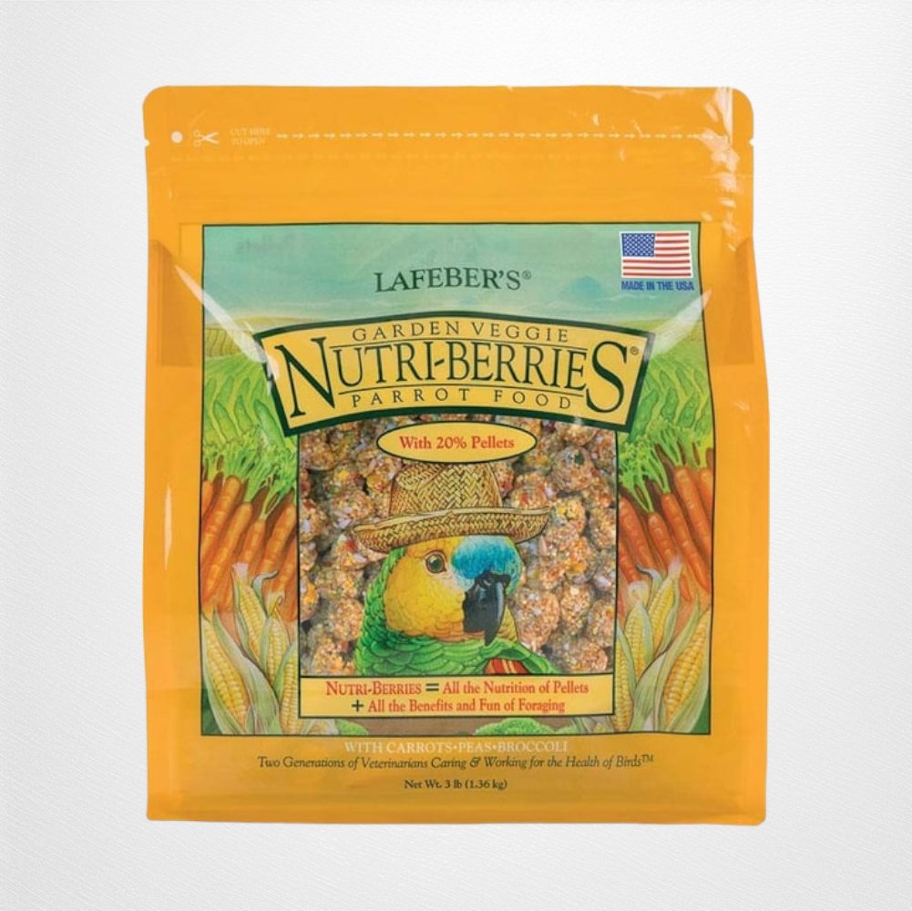 Lafeber Garden Veggie Nutri-Berries Parrot Food - 3 lbs - Quill & Roost