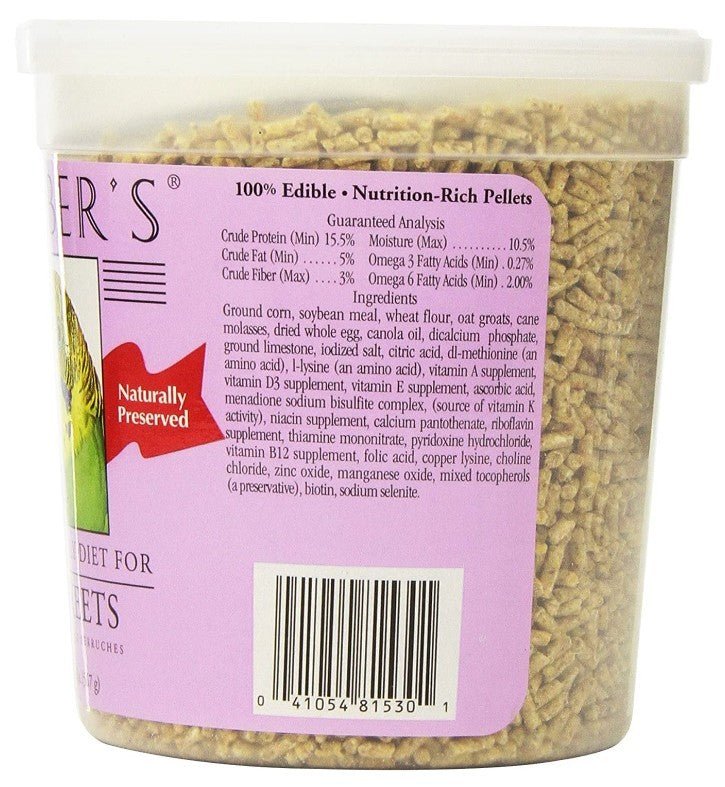 Lafeber Premium Daily Diet for Parakeets - 1.25 lb - Quill & Roost