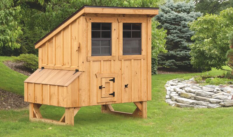 Luxury Lean - To Chicken Coop - 4'x5' - Quill & Roost