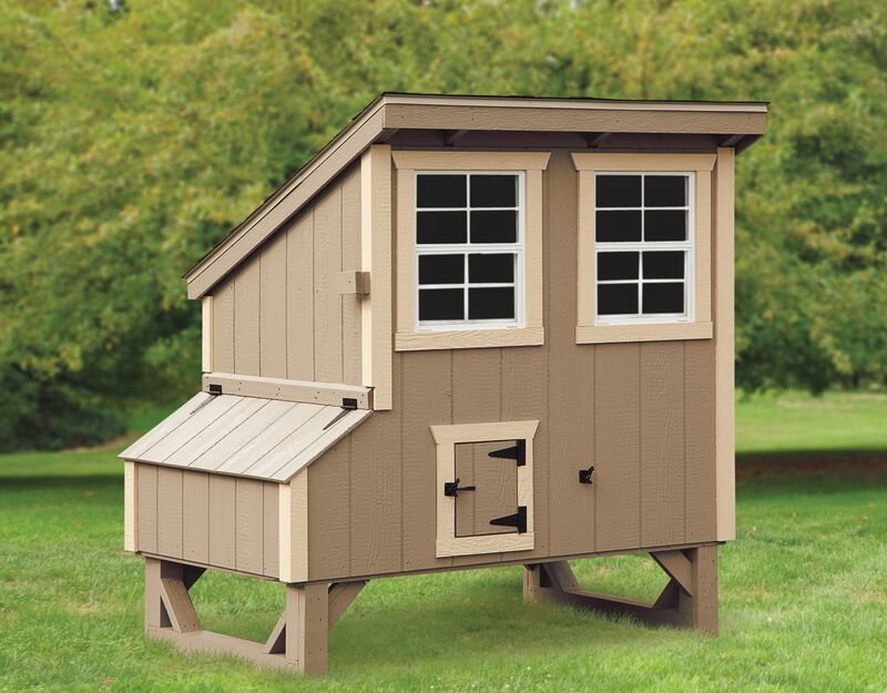 Luxury Lean - To Chicken Coop - 4'x5' - Quill & Roost