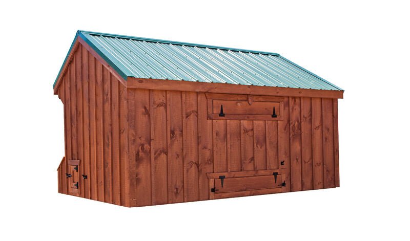 Luxury Quaker Chicken Coop - 7'x12' - Quill & Roost