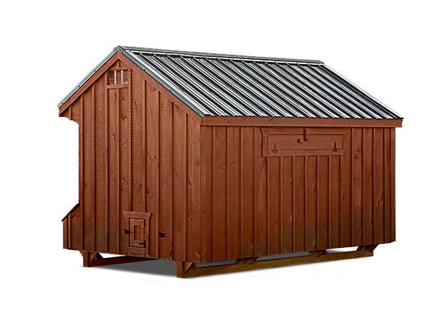 Luxury Quaker Chicken Coop - 7'x12' - Quill & Roost