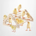 Mobile wooden Parrot and Chick Perch - Quill & Roost