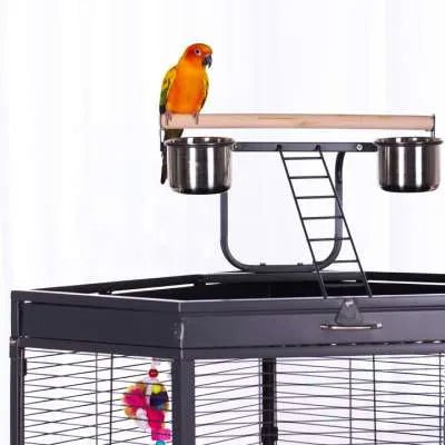 Prevue Corner Bird Cage with Playtop - Quill & Roost