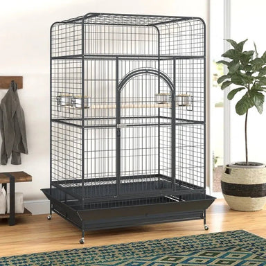 Prevue Empire Large Bird Cage with Flat Top, 46"x36"x78.2" - Quill & Roost