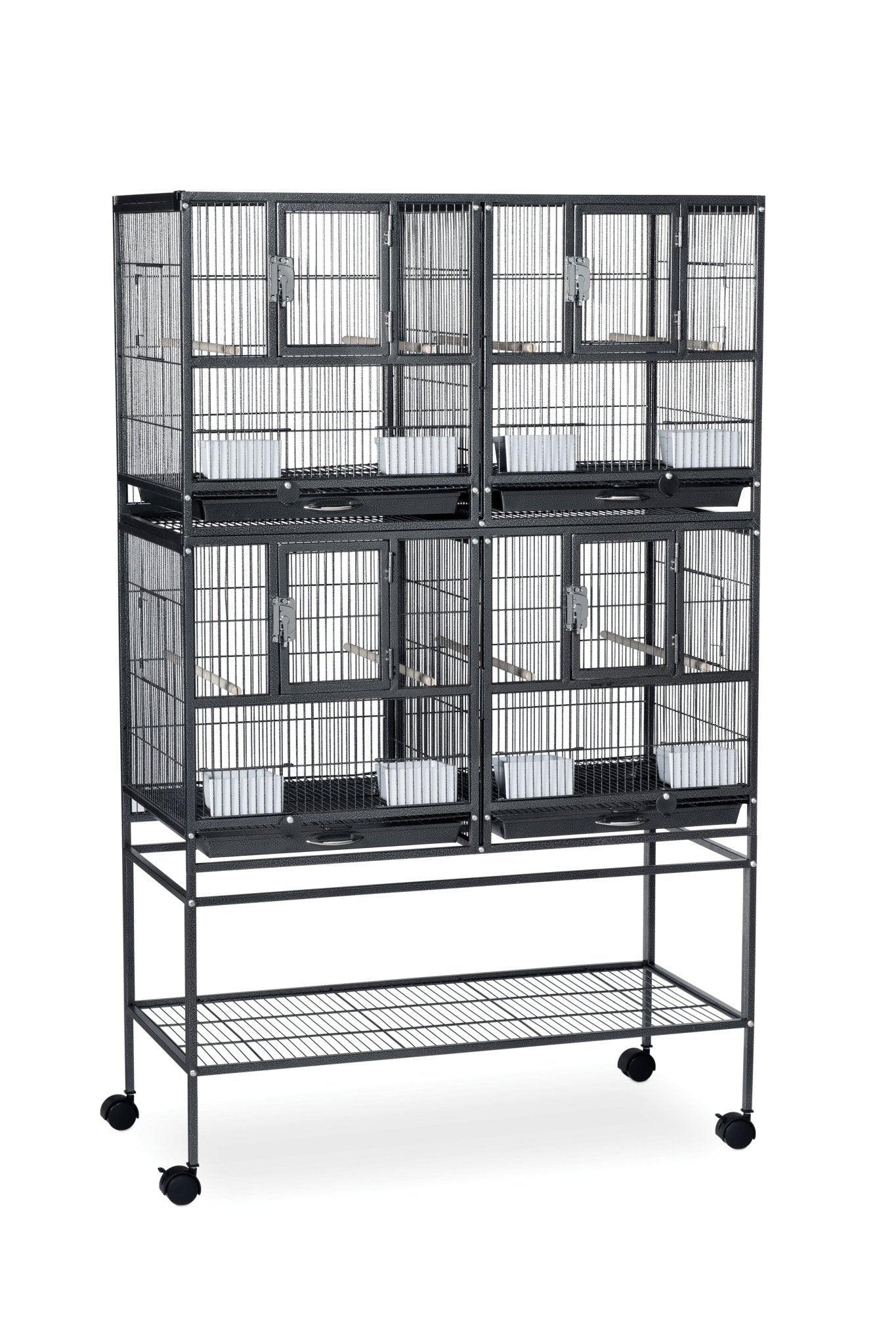 Prevue Hampton Deluxe Divided Bird Cage System Without Stand - Quill & Roost