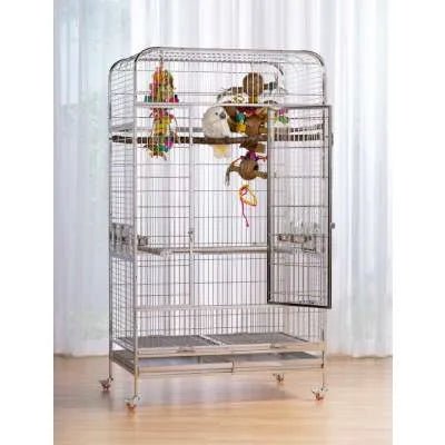 Prevue Imperial Stainless Steel Bird Cage, Extra Large - Quill & Roost