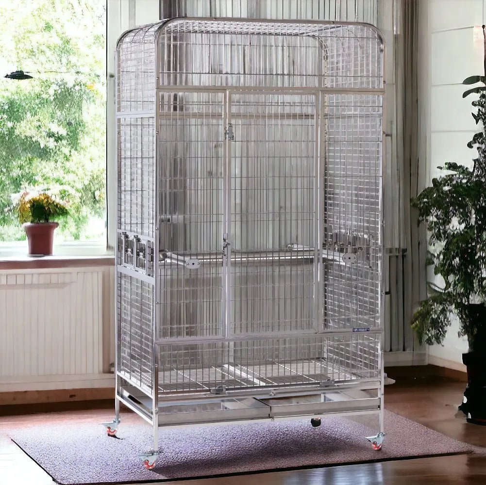 Prevue Imperial Stainless Steel Bird Cage, Extra Large - Quill & Roost