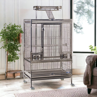 Prevue Large Stainless Steel Play Top Bird Cage - Quill & Roost