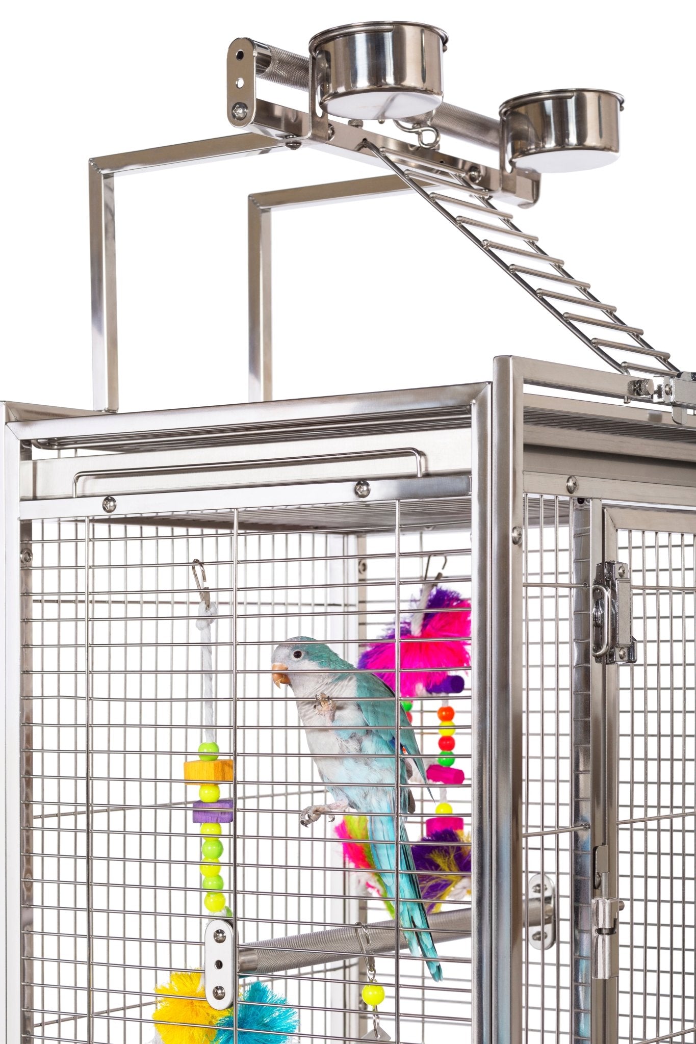 Prevue Small Stainless Steel Play Top Bird Cage - Quill & Roost