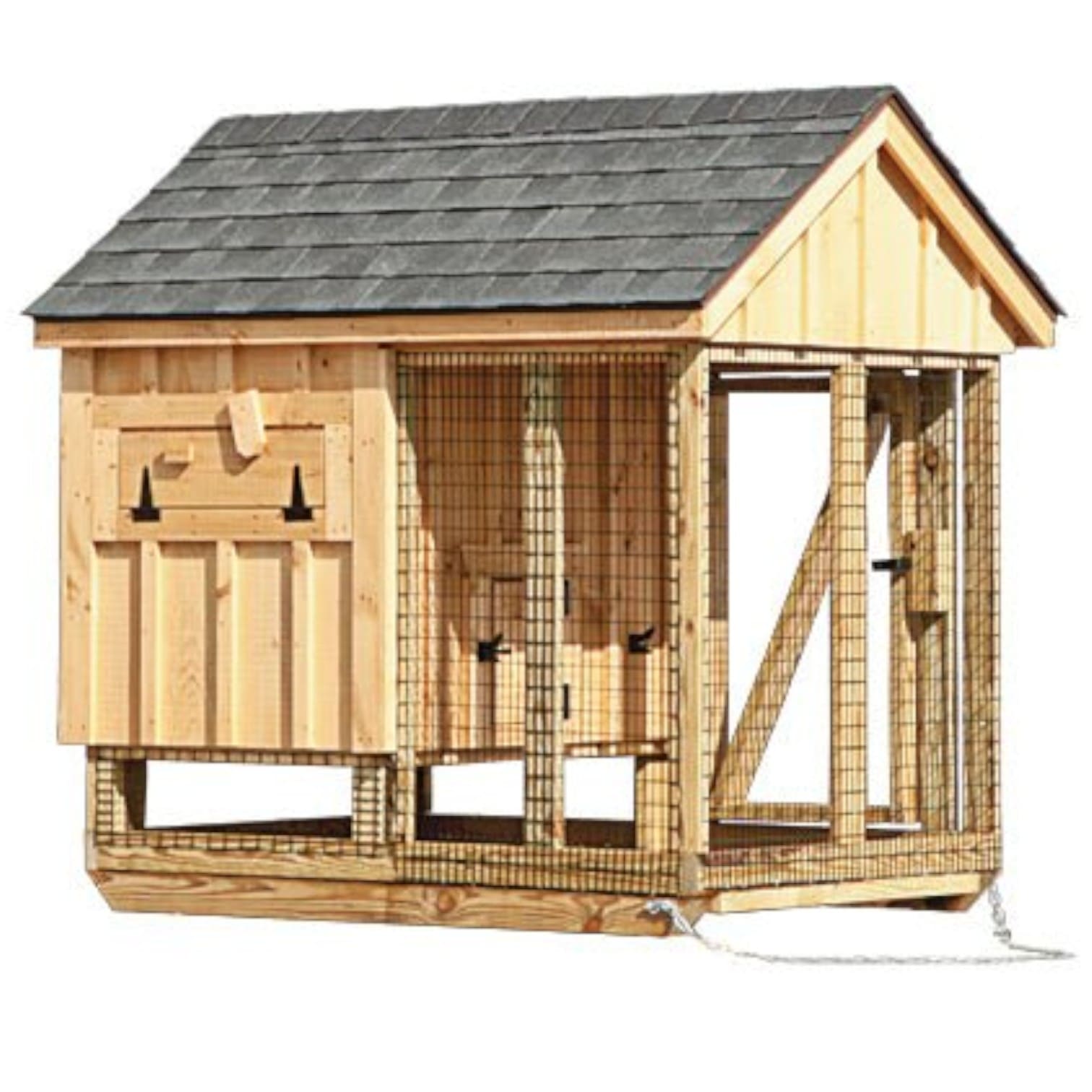 small-a-frame-chicken-coop-board-and-batton-pine-siding-back-view