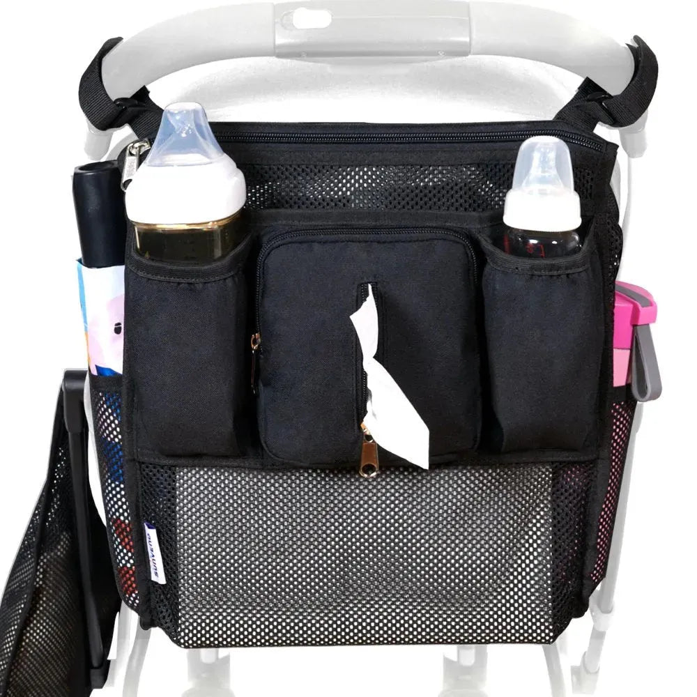 Universal Bird Stroller Organizer with Insulated Cup Holders - Quill & Roost